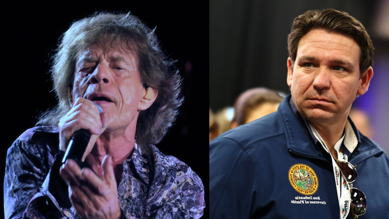 Mick Jagger; Ron DeSantis