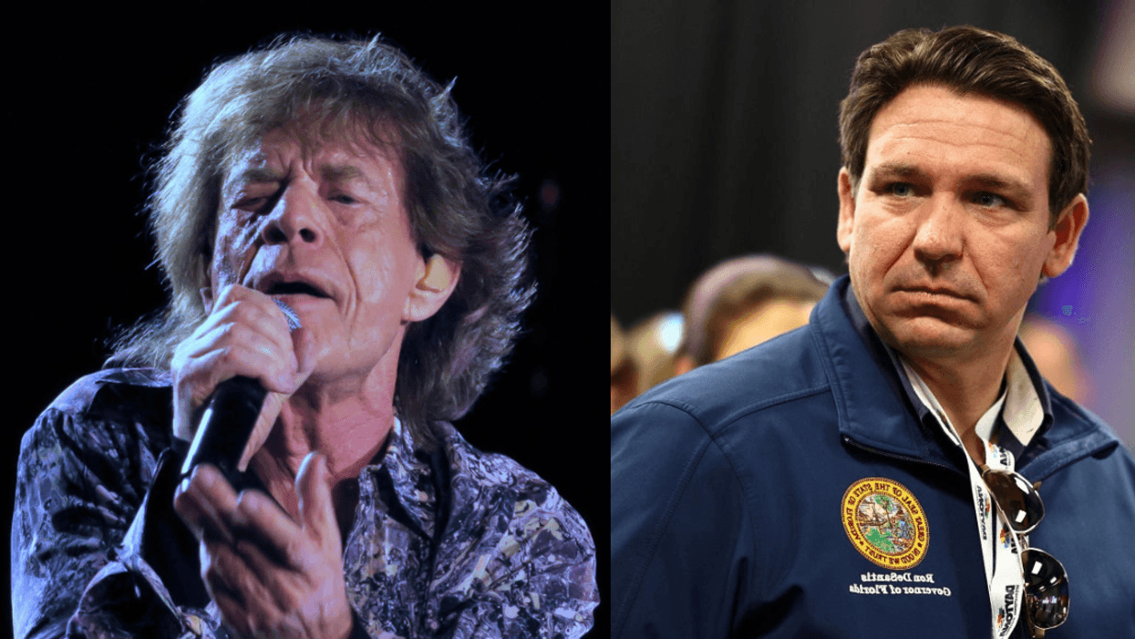 Mick Jagger; Ron DeSantis