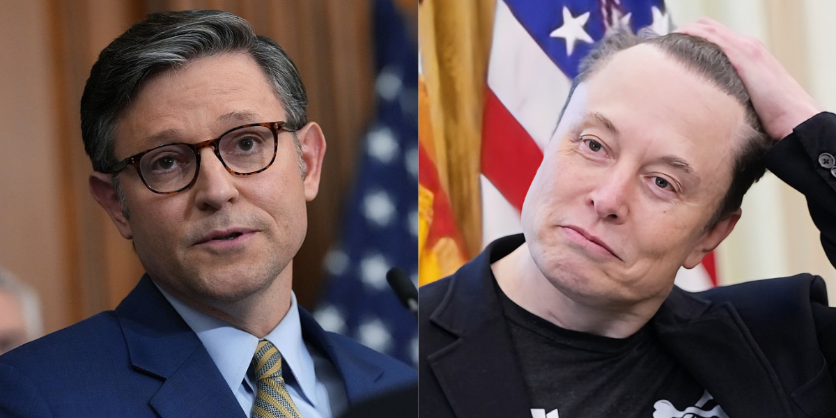 Mike Johnson Fires Back After Musk Rips GOP Spending Bill As A 'Disgusting Abomination'