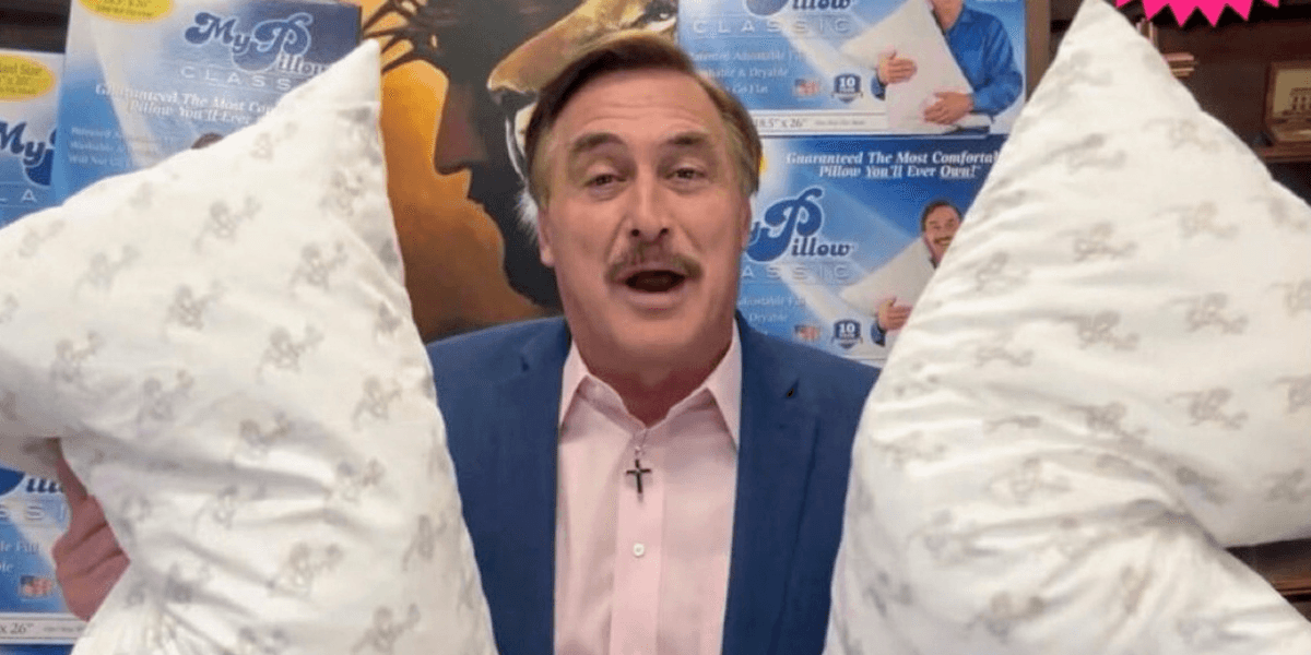 Mike Lindell Slammed For $14.88 My Pillow Ad - Comic Sands