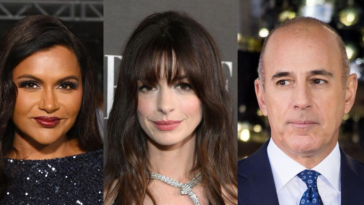 Mindy Kaling; Anne Hathaway; Matt Lauer