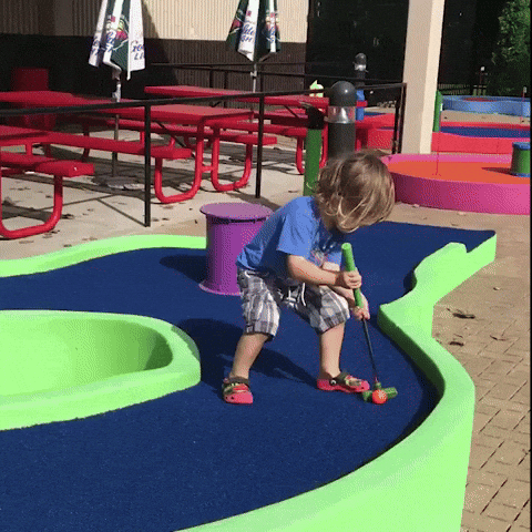 mini golf GIF