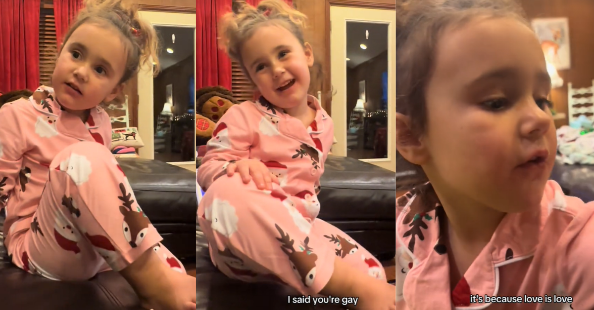 Mom explains what being gay is to her four-year-old daughter