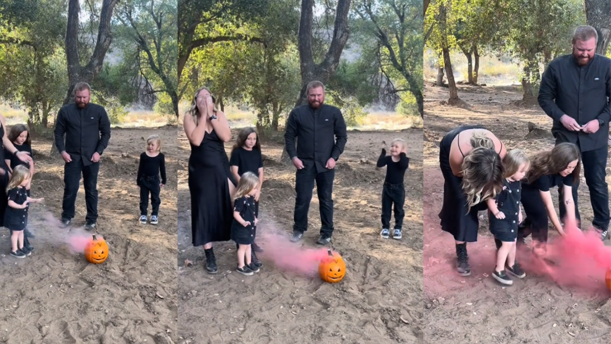 Mom grieving the result of a gender reveal