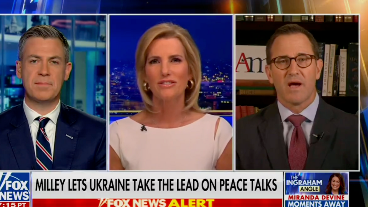 Ned Ryun speaking to Laura Ingraham and guest on Fox News