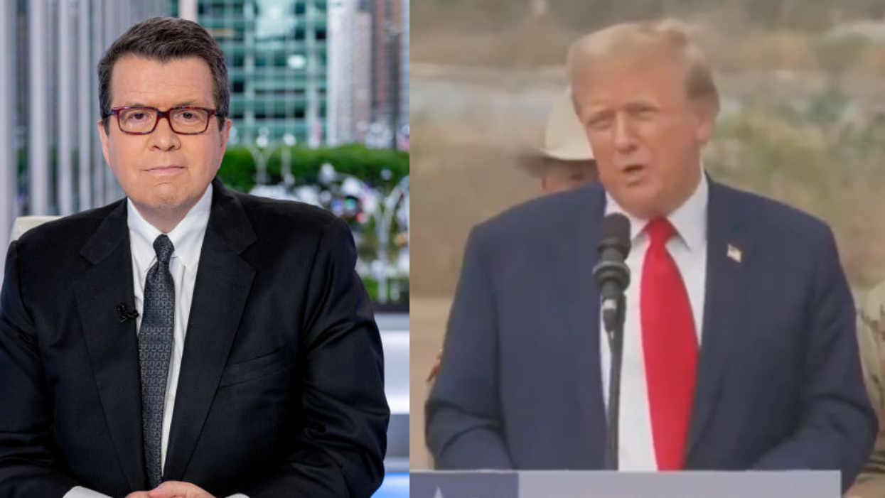 Neil Cavuto; Screenshot of Donald Trump