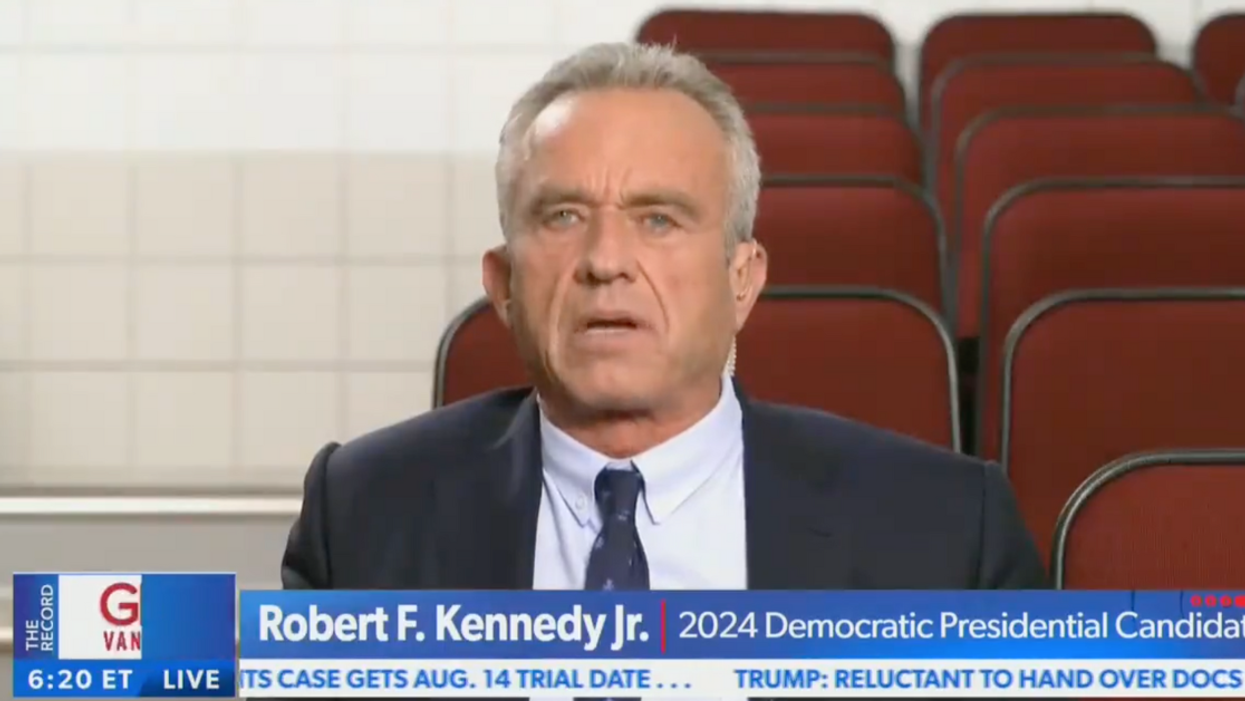 Newsmax screenshot of Robert F. Kennedy Jr.