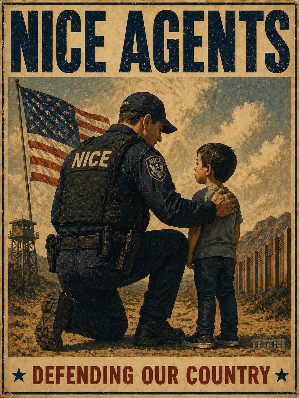 "NICE agent" graphic posted by White House