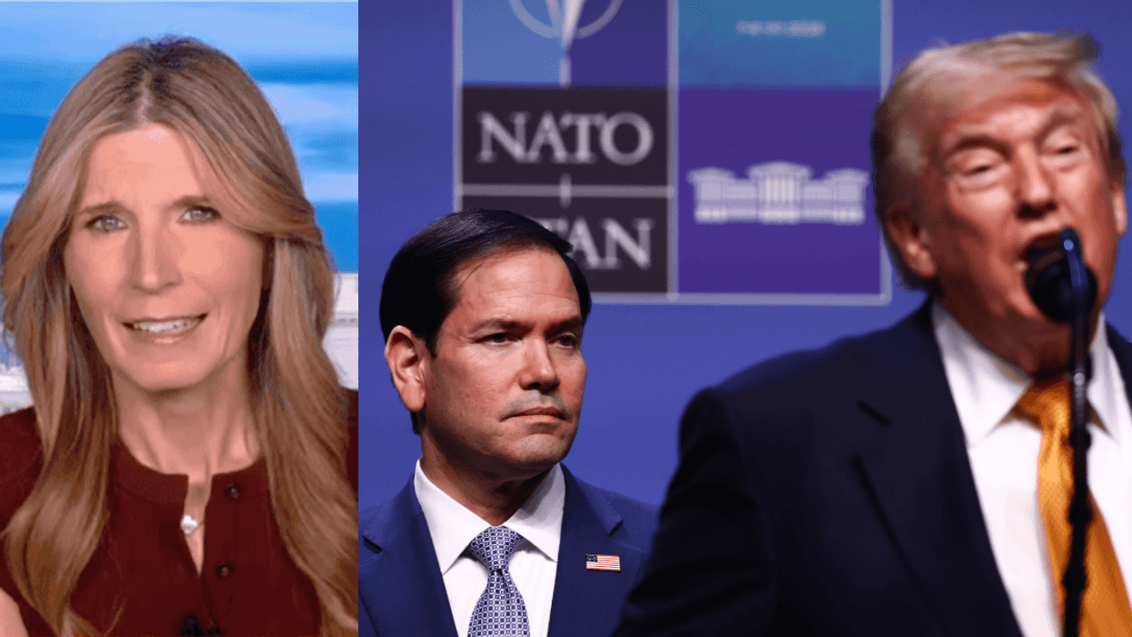 Nicolle Wallace; Marco Rubio and Donald Trump