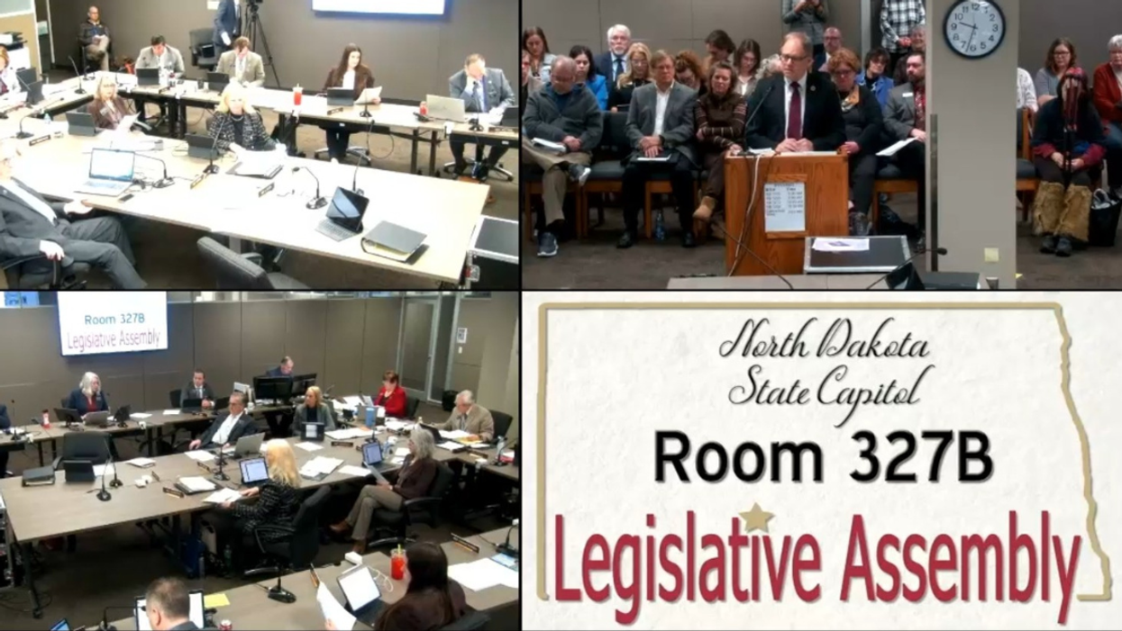 North Dakota Legislative Assembly hearing on HB 1205