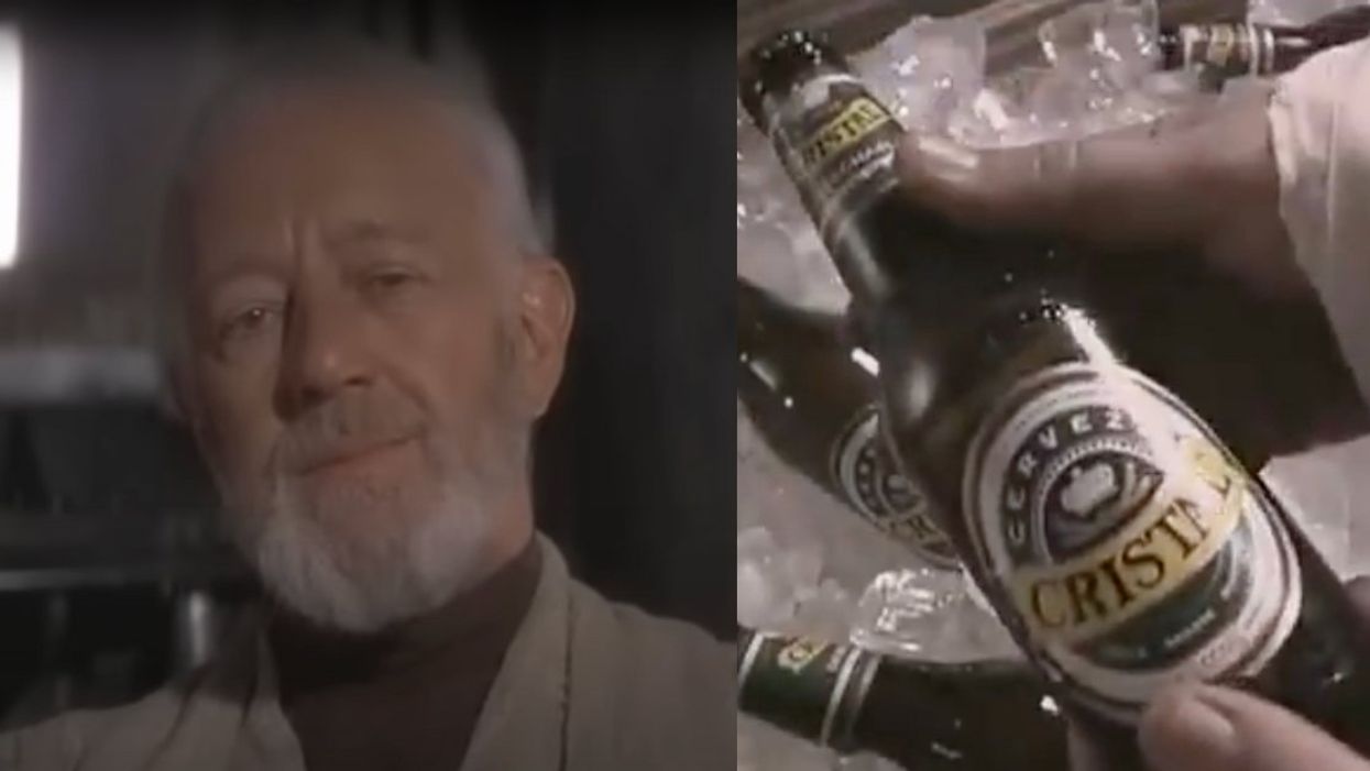 Obi Wan Kenobi; Cerveza Cristal