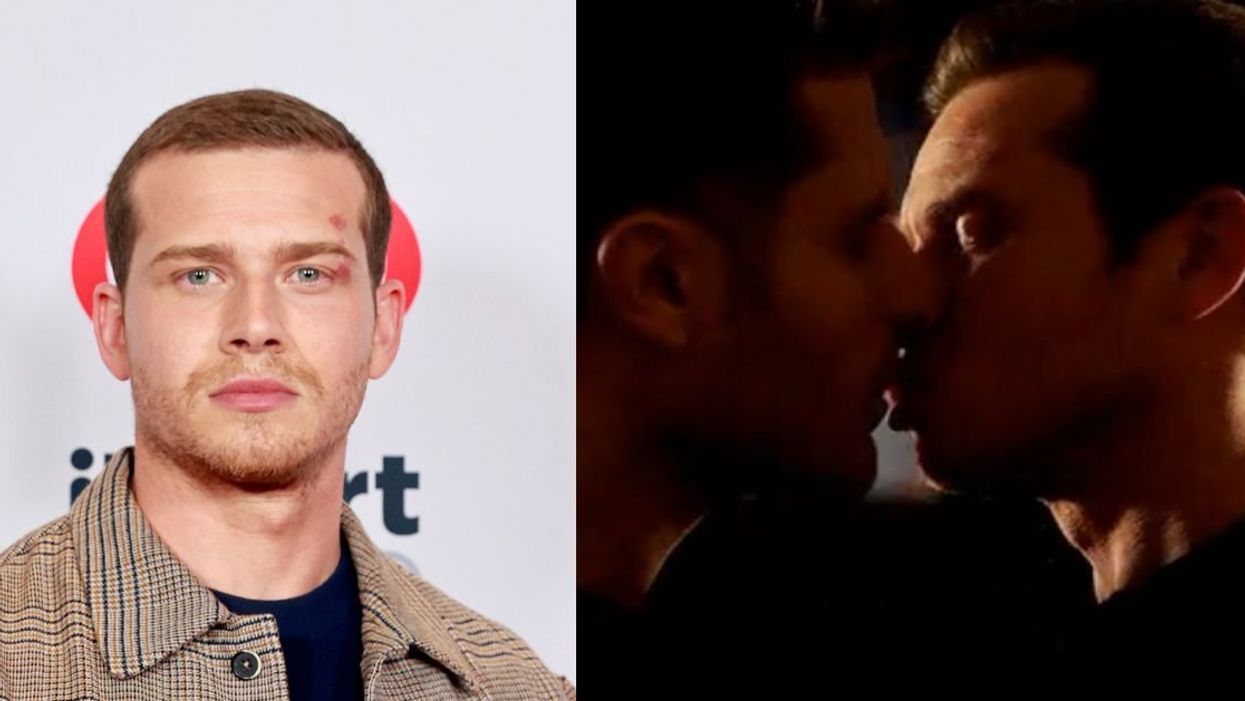 Oliver Stark; Stark and co-star Lou Ferrigno Jr.