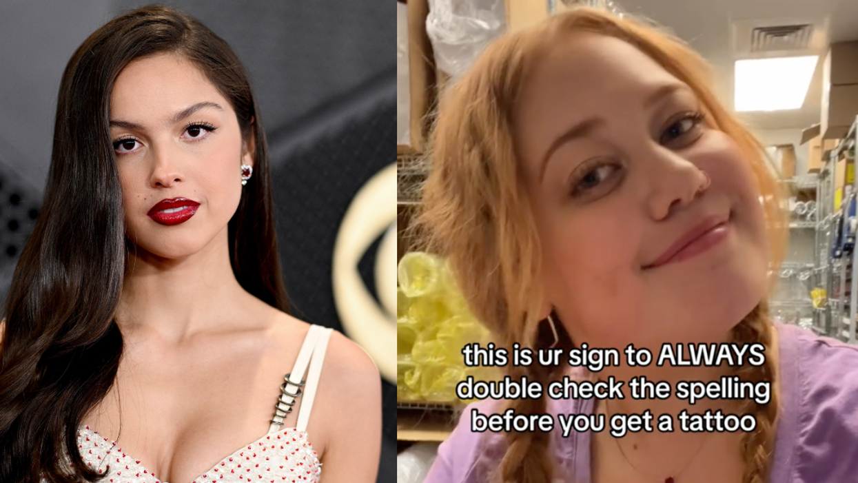 Olivia Rodrigo; TikTok screenshot of @grraceflemming