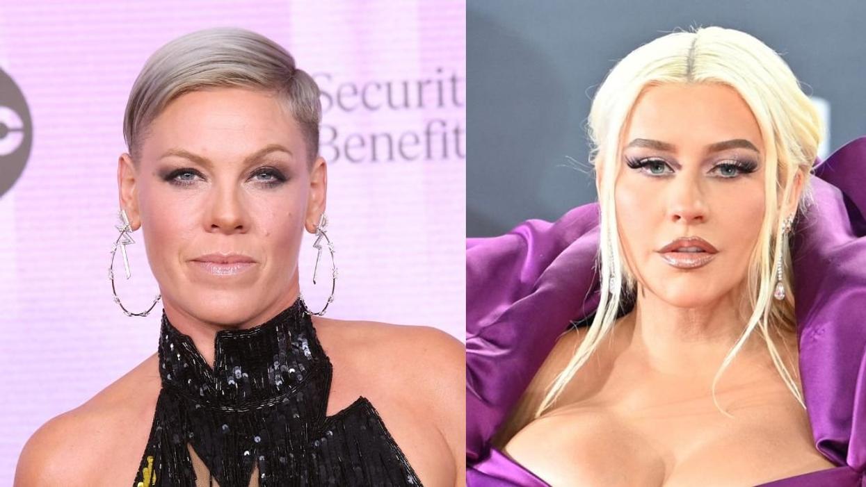 P!nk; Christina Aguilera