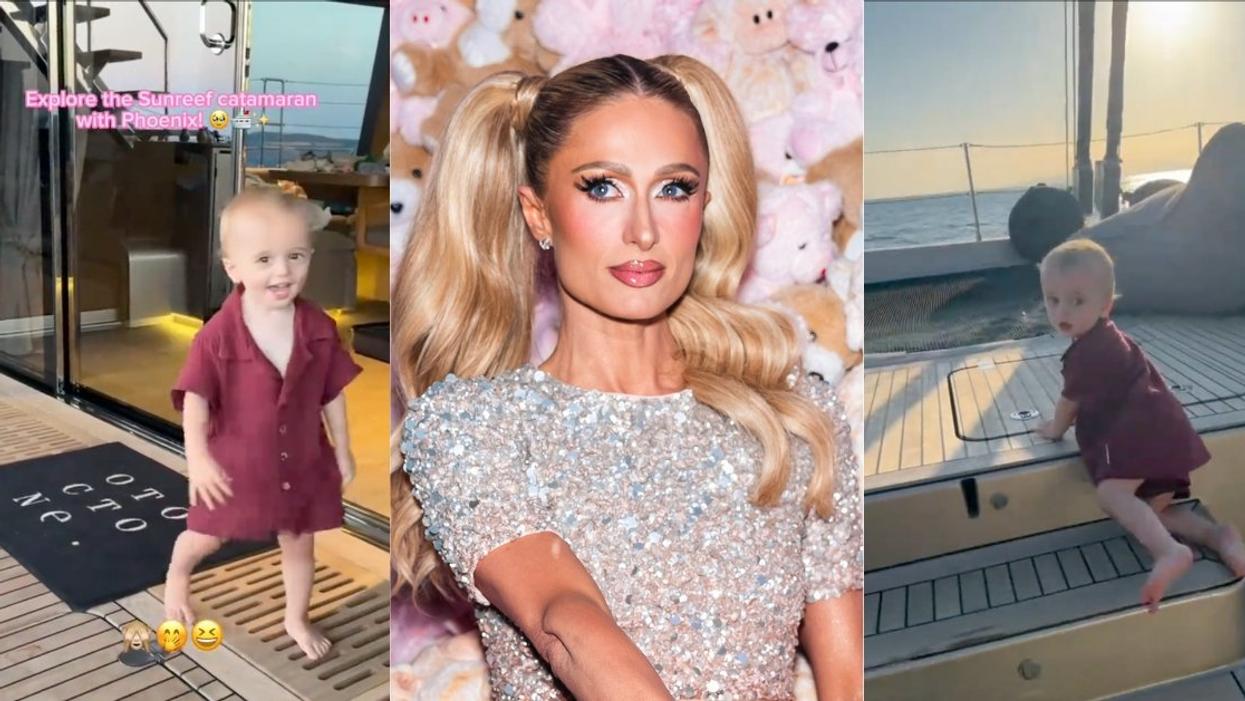 Paris Hilton and baby Phoenix