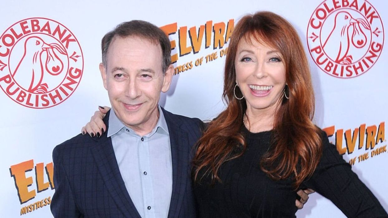 Paul Reubens with Cassandra Peterson