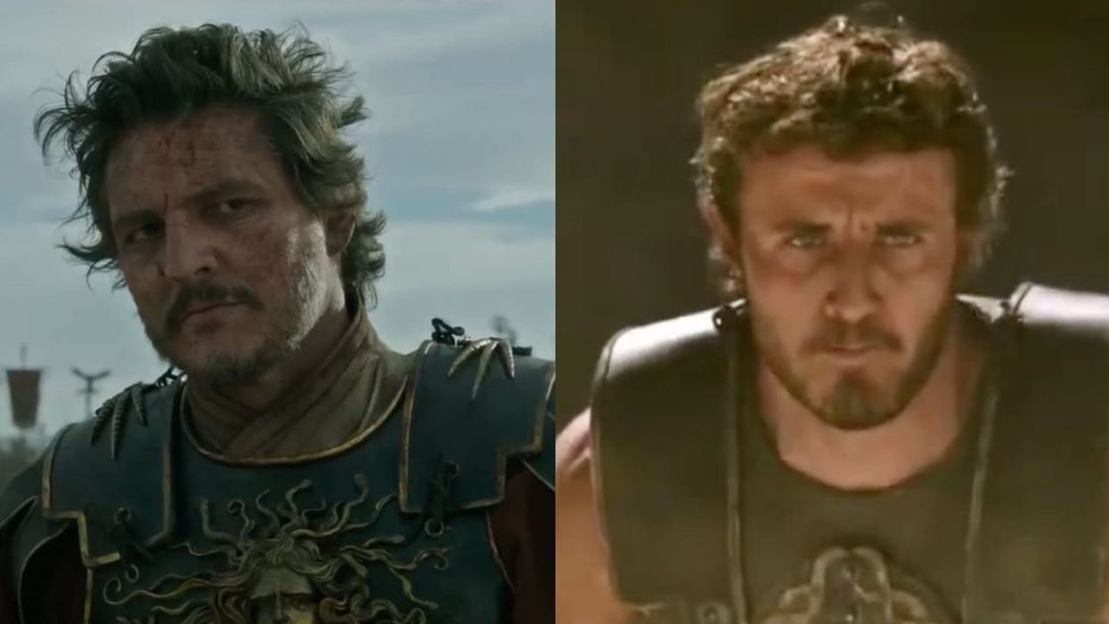 Pedro Pascal from 'Gladiator II'; Paul Mescal from 'Gladiator II'