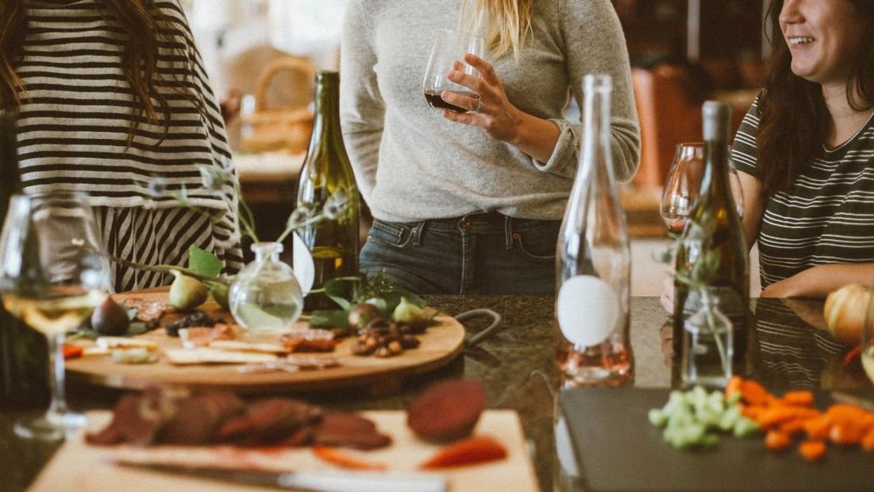 People at a dinner party