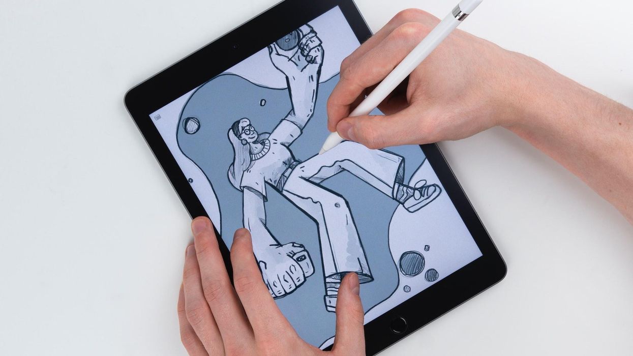 person designs life like computer character