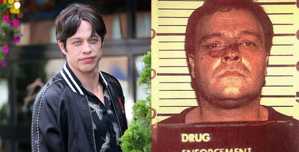 Pete Davidson (left) portrays Thomas \u201cTommy Karate\u201d Pitera (right) in the upcoming film Tommy Karate.