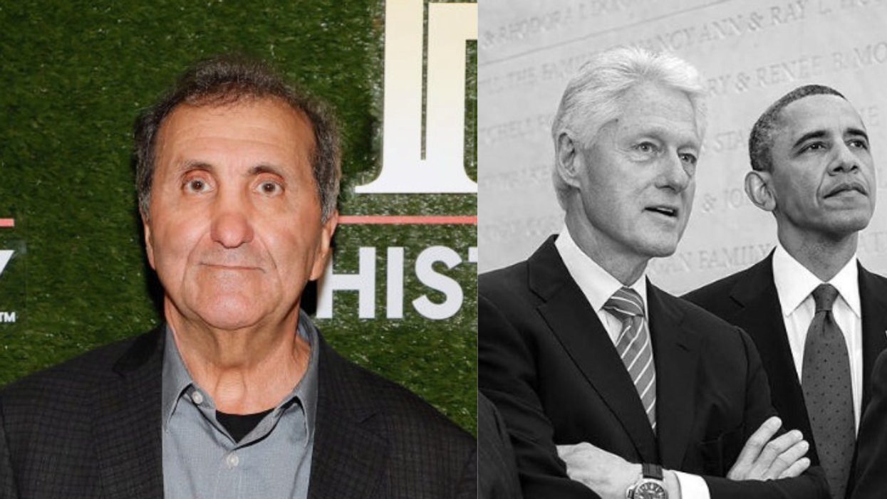 Pete Souza; Bill Clinton and Barack Obama