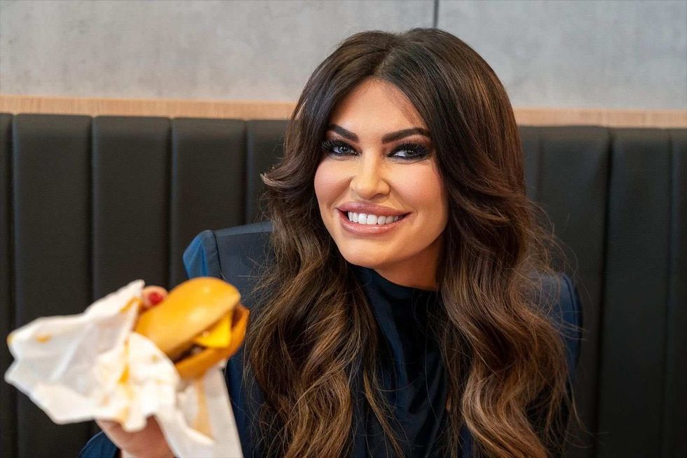 Photo of Kimberly Guilfoyle at McDonald's ribbon-cutting ceremony