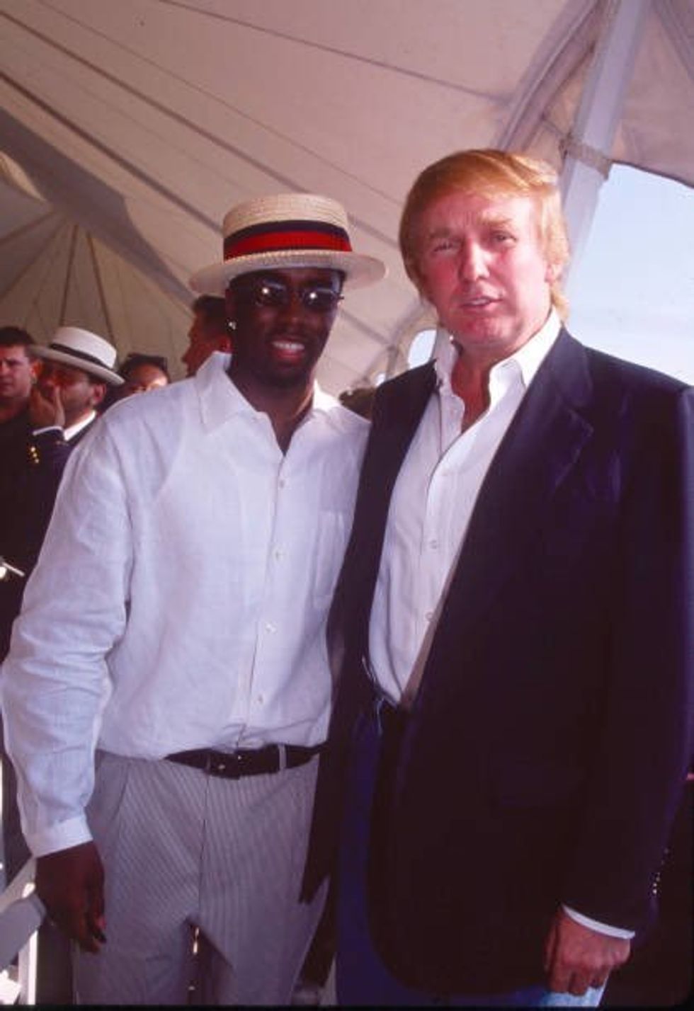Photo of P. Diddy with Donald Trump