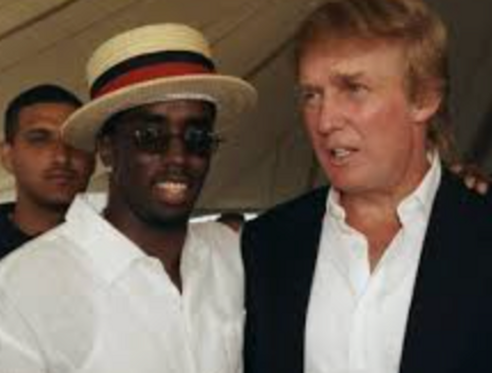 Trump's Old Photos With Diddy Resurface After His Arrest - Comic Sands(03)