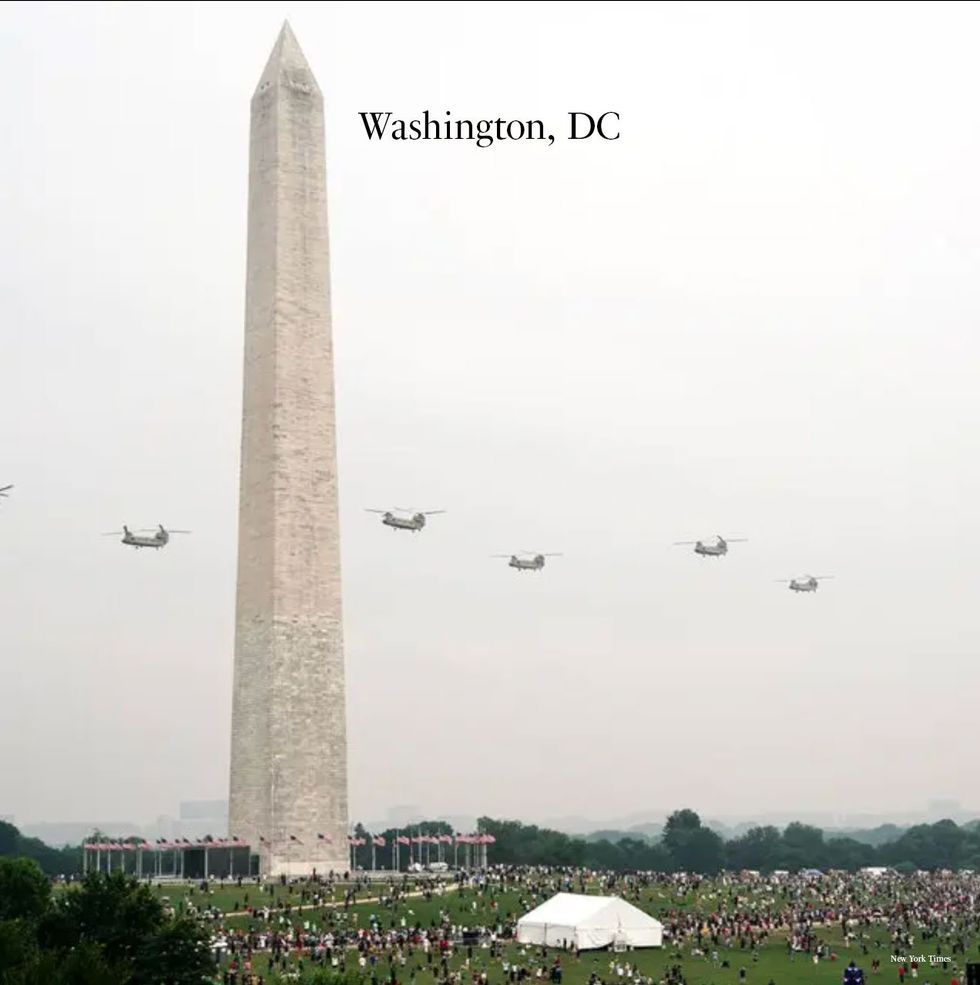 Photo of parade turnout in DC