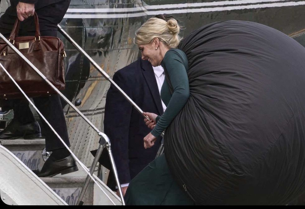 Photoshopped Natalie Harp duffel bag photo