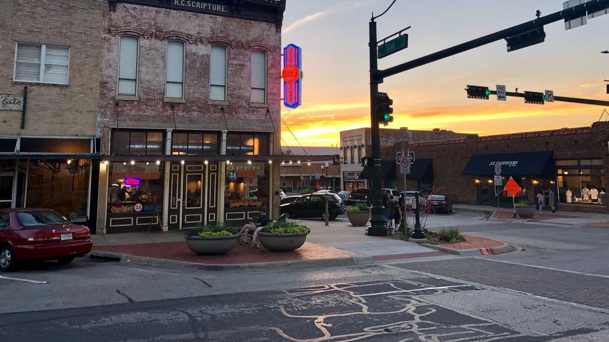 Picture of the typical small town