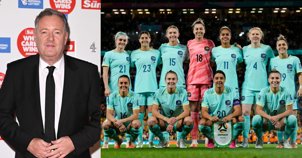 Piers Morgan; Australian Women's World Cup team