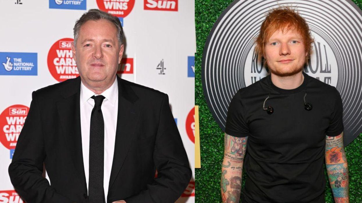 Piers Morgan; Ed Sheeran