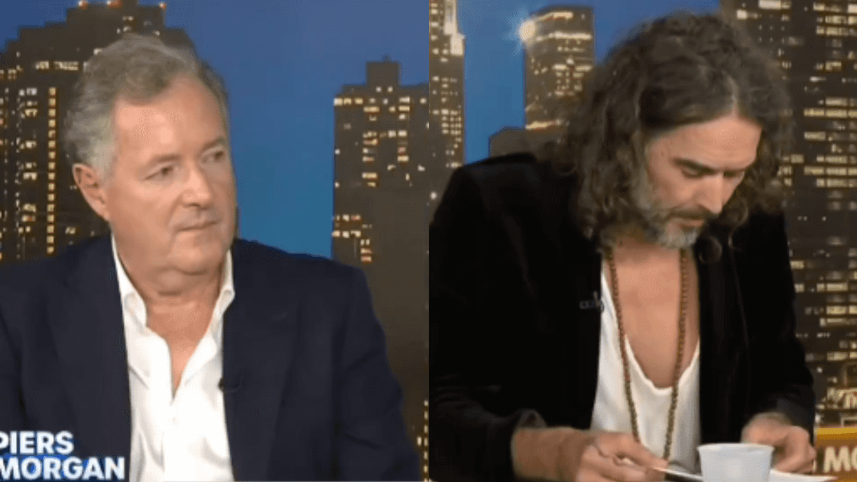 Piers Morgan; Russell Brand