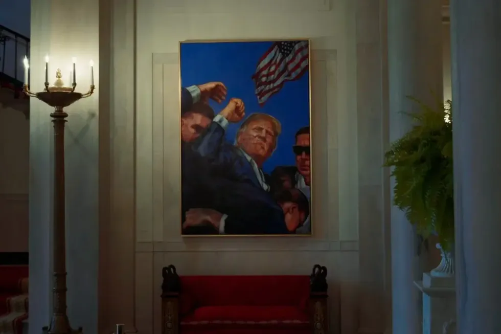Portrait of assassination attempt on Donald Trump