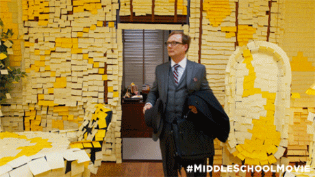 Post It Note GIF by Middle School Movie