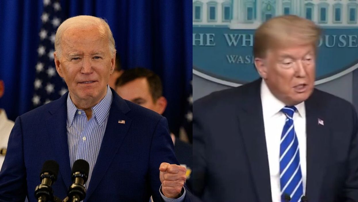 President Joe Biden; Donald Trump