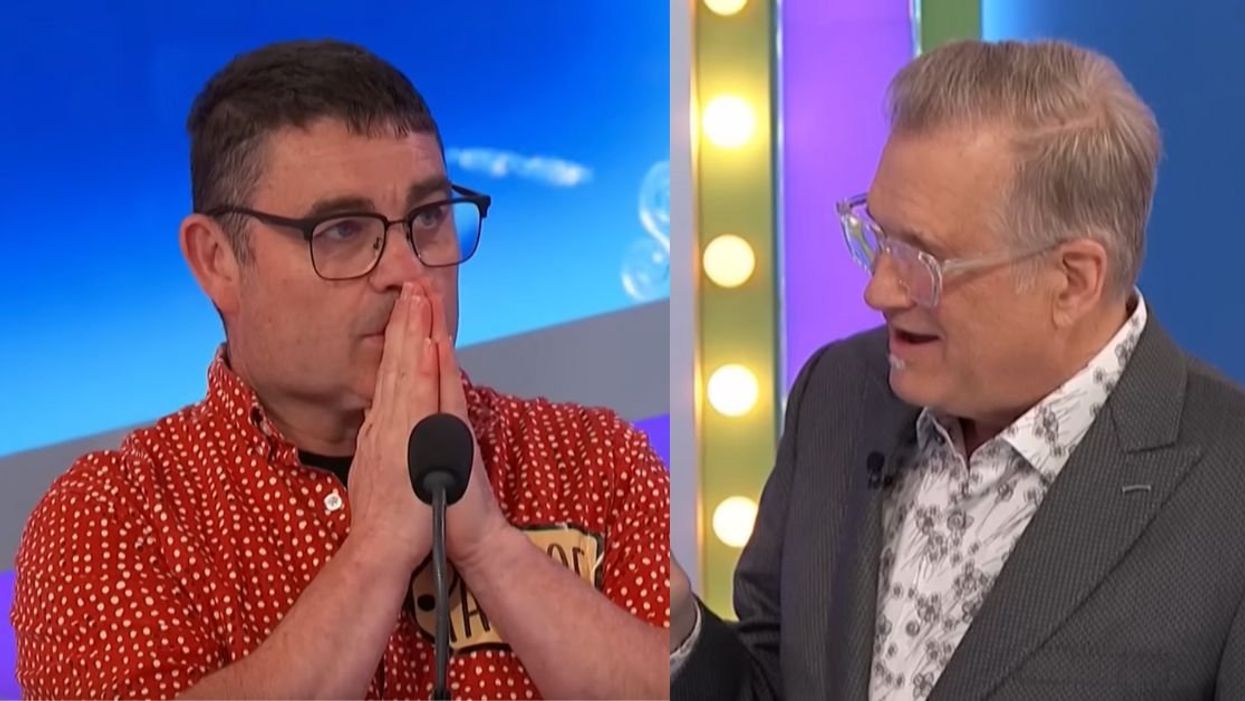 "Price is Right" contestant; Drew Carey