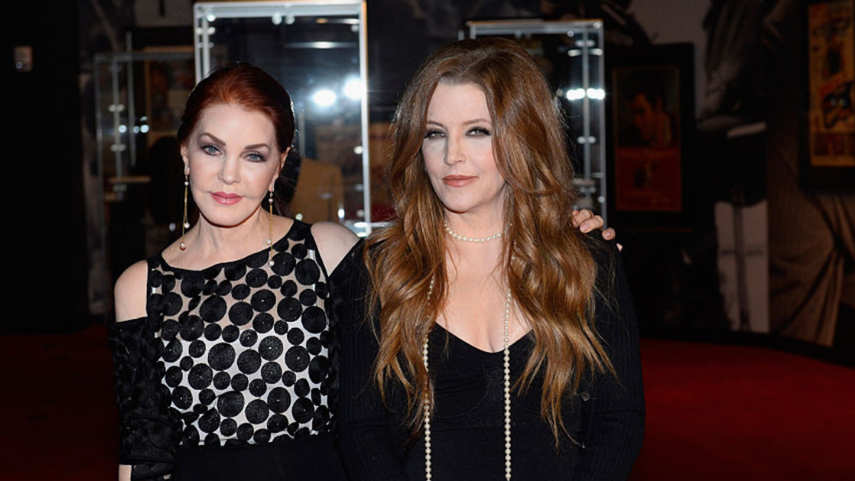 Priscilla Presley and Lisa Marie Presley