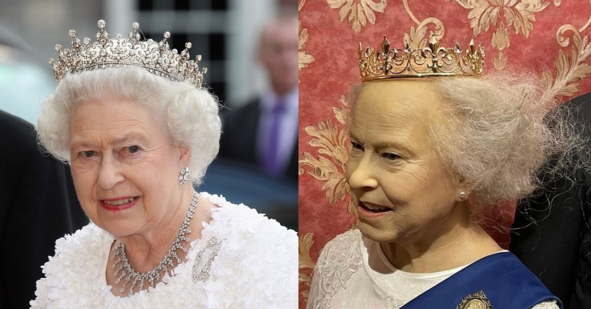 Queen Elizabeth II; Wax figure of Queen Elizabeth II