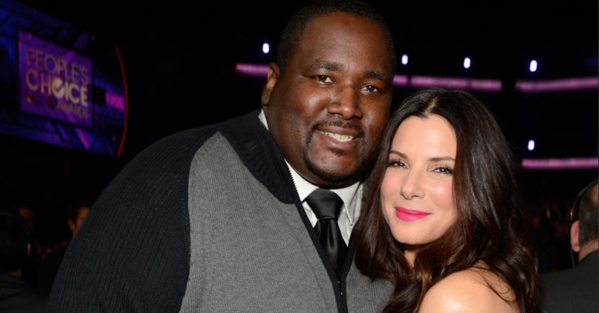 Quinton Aaron and Sandra Bullock