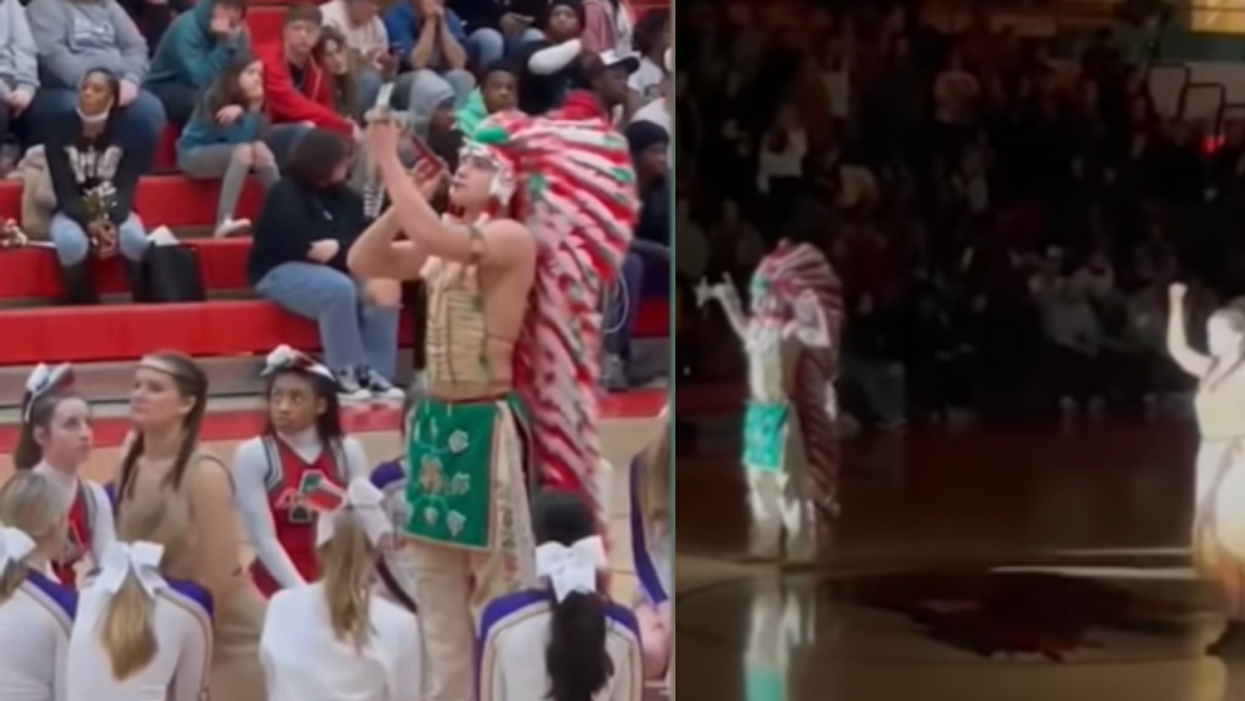racist Indigenous mascot