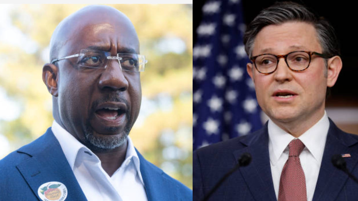 Raphael Warnock; Mike Johnson