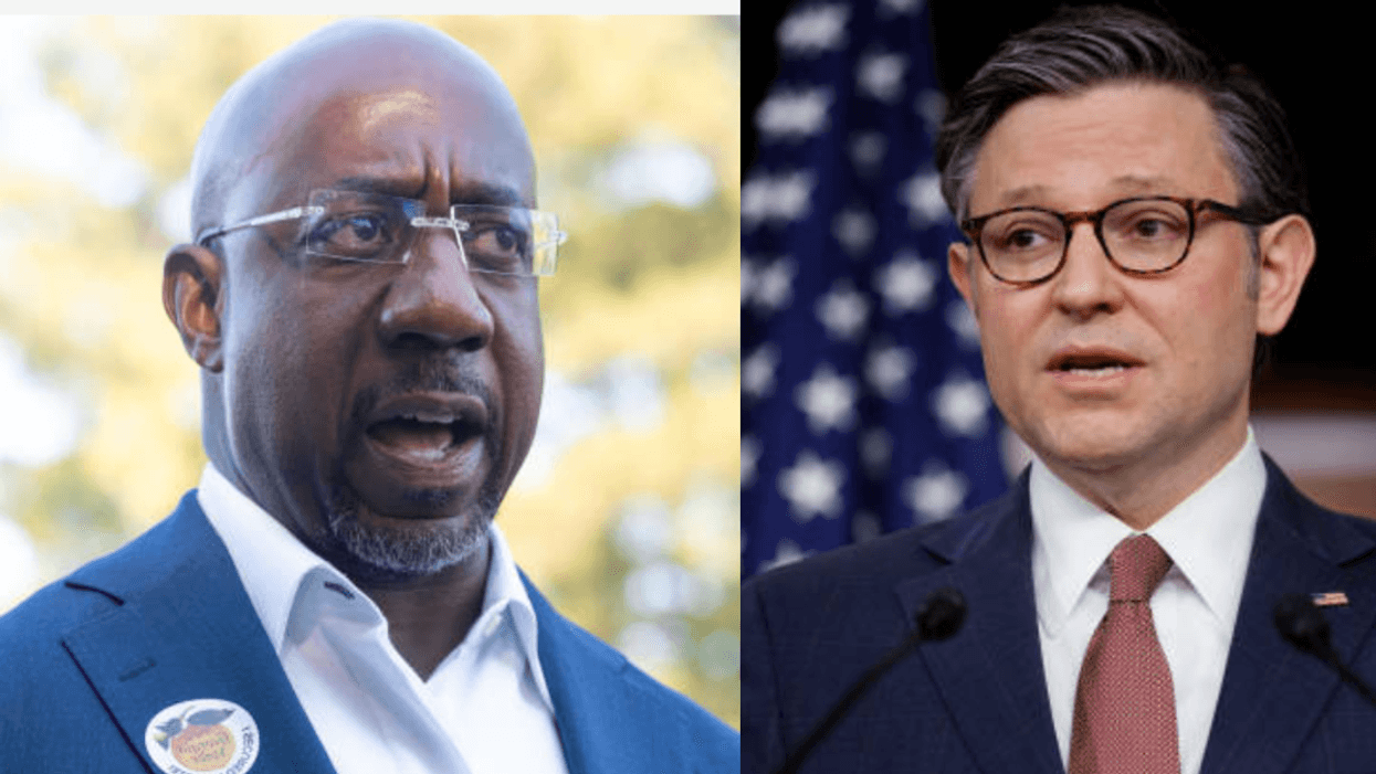 Raphael Warnock; Mike Johnson