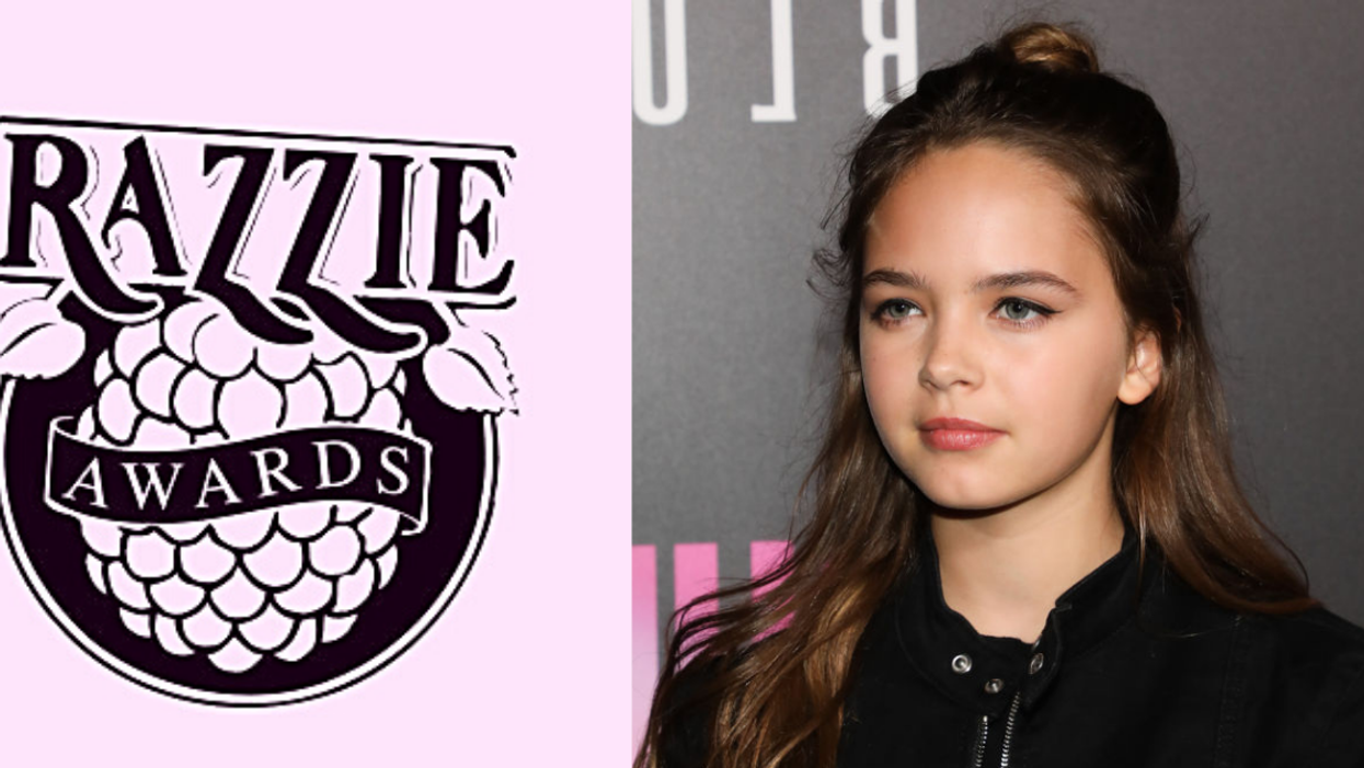 Razzie Awards logo; Ryan Kiera Armstrong