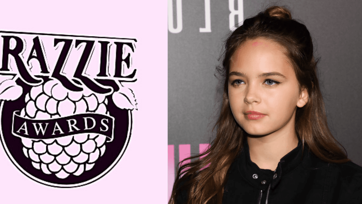 Razzie Awards logo; Ryan Kiera Armstrong