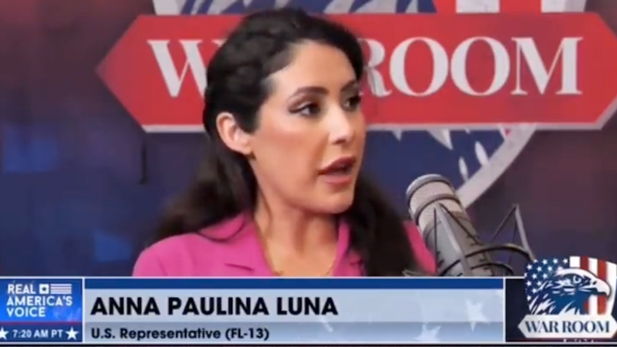 Real America's Voice screenshot of Anna Paulina Luna