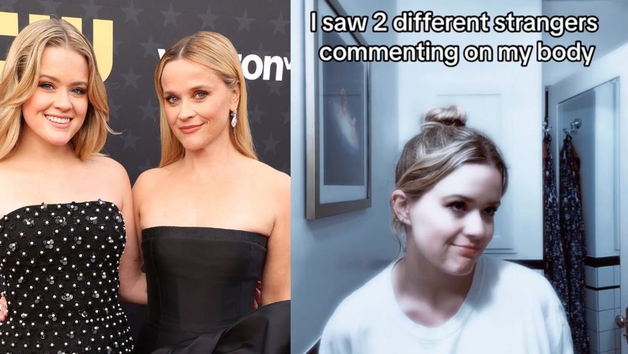Reese Witherspoon with daughter Ava Phillippe; Screenshot from Ava Phillippe's TikTok