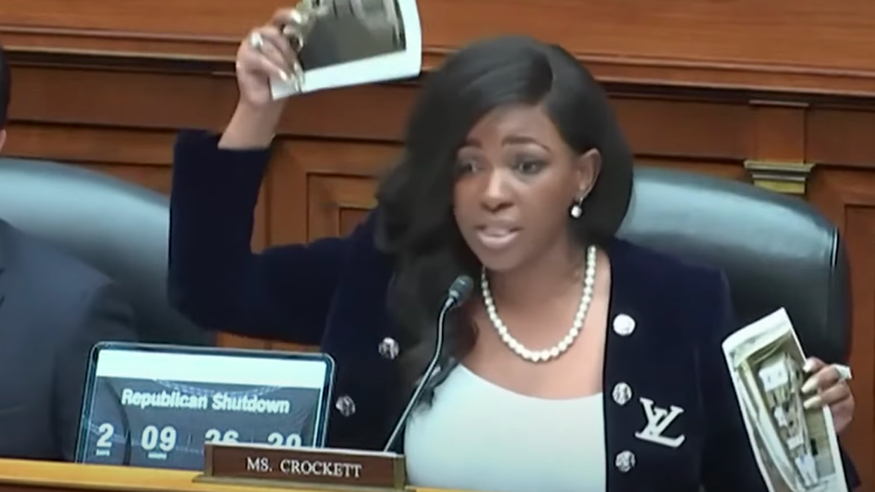 Rep. Jasmine Crockett during House impeachment inquiry hearing