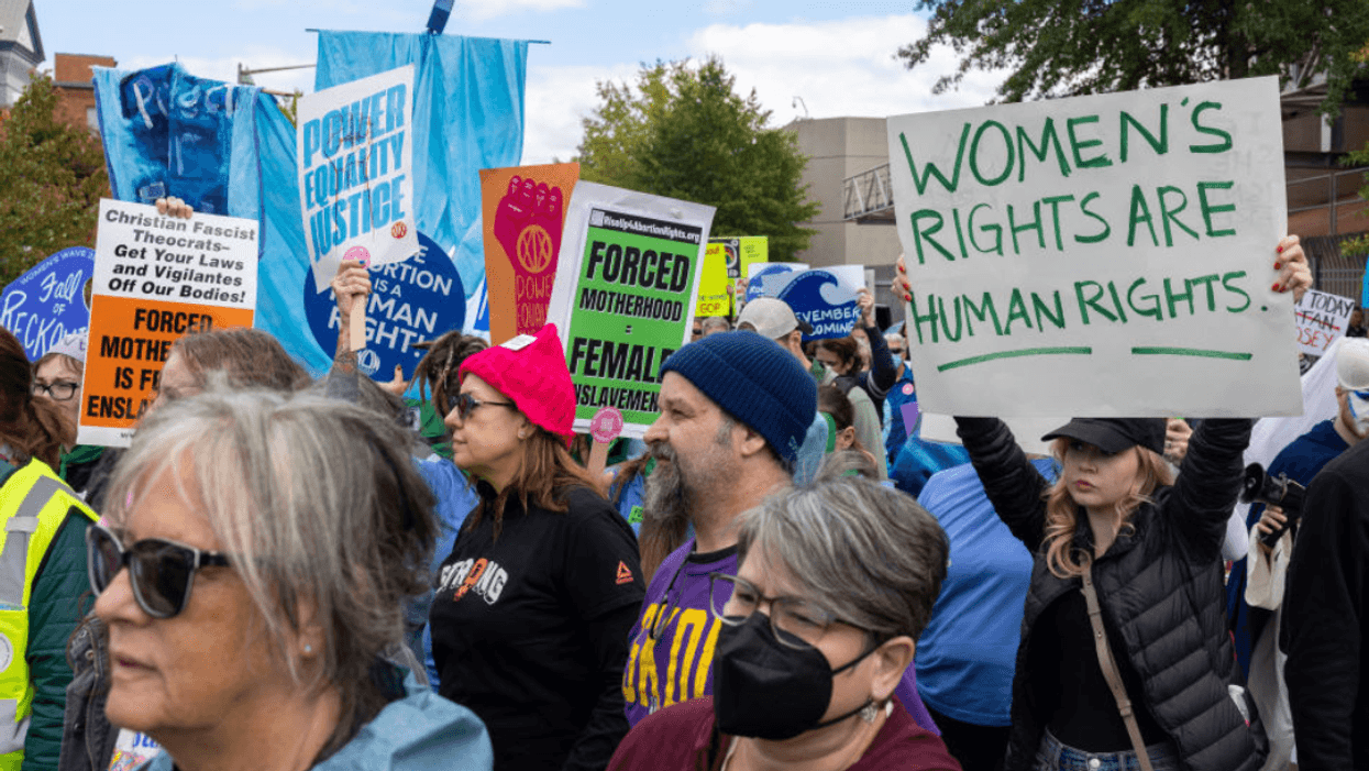 reproductive rights protesters